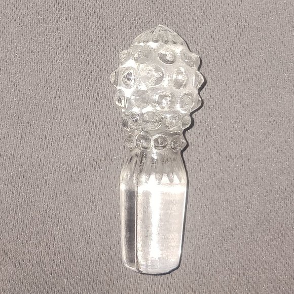 Antique Fenton Hobnail Opalescent Cruet/Perfume Decanter - Picture 6 of 7